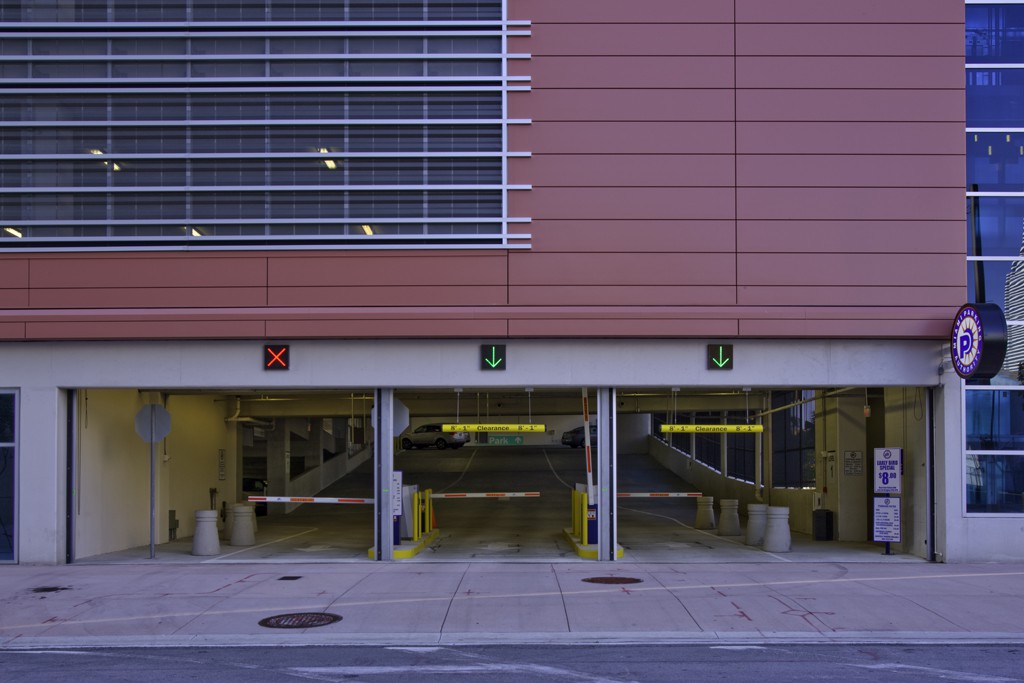 Entry - Courthouse Center Parking Garage