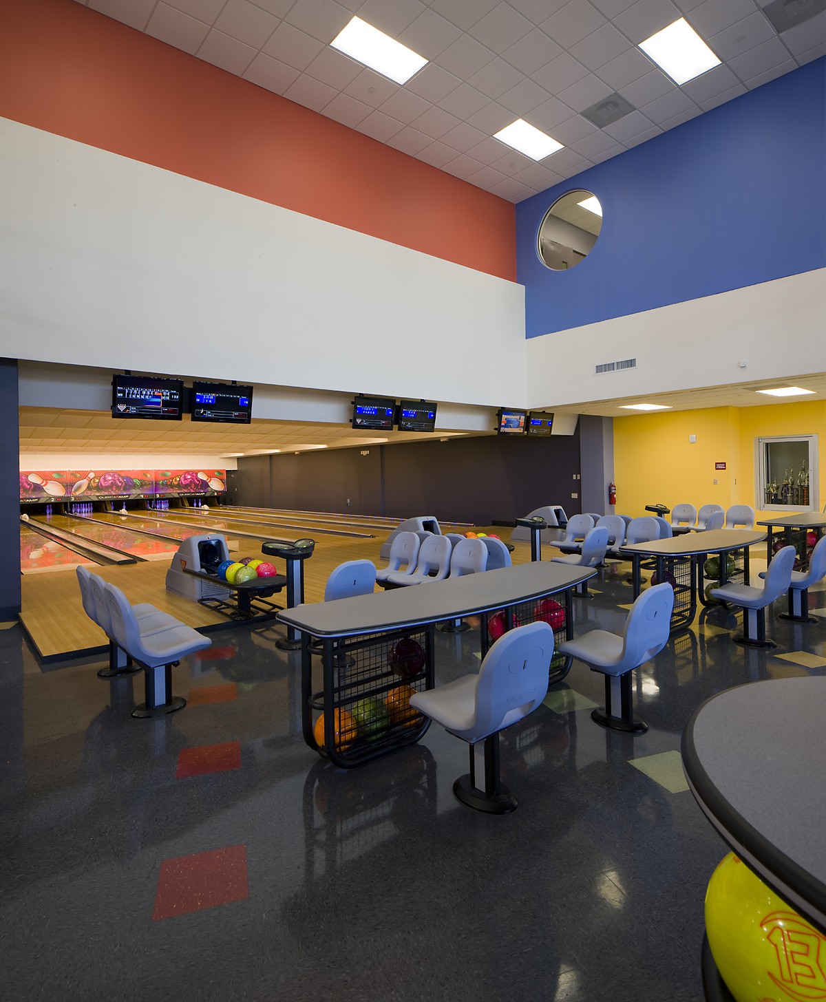 Bowling Alley - Scott Rakow Youth Center Renovation