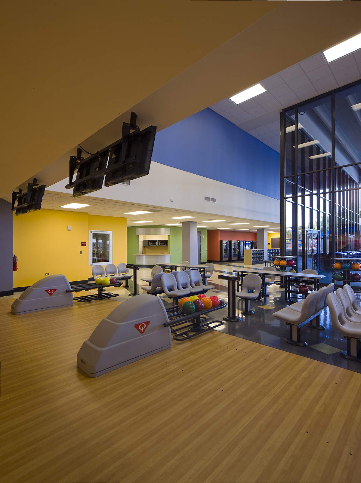 Bowling Alley - Scott Rakow Youth Center Renovation